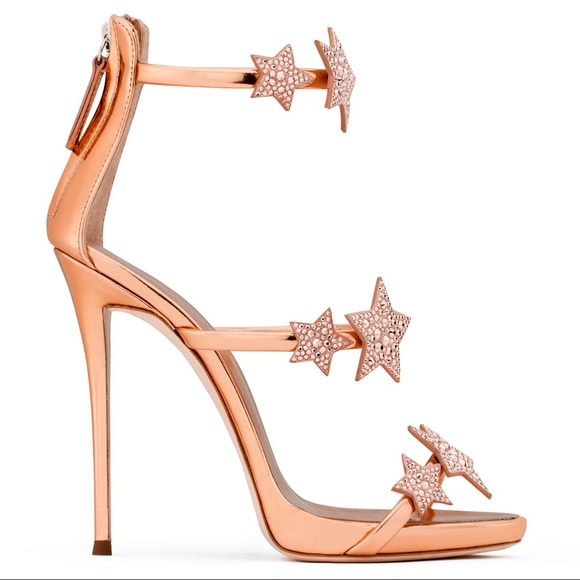 ⭐️giuseppe zanotti • NEW • rosegold star 4.7” heel - Picture 8 of 12